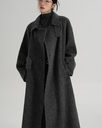 High quality wool long coat