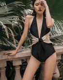 Parisienne bi-color swimwear