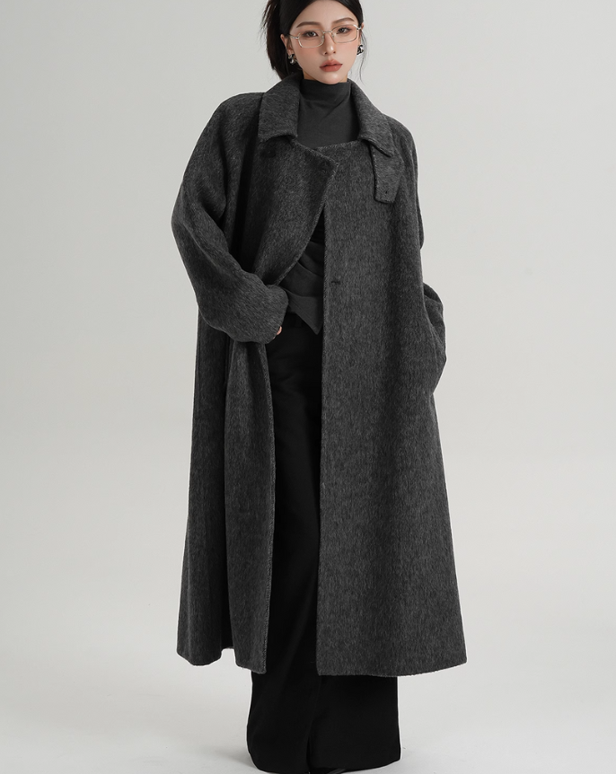 High quality wool long coat