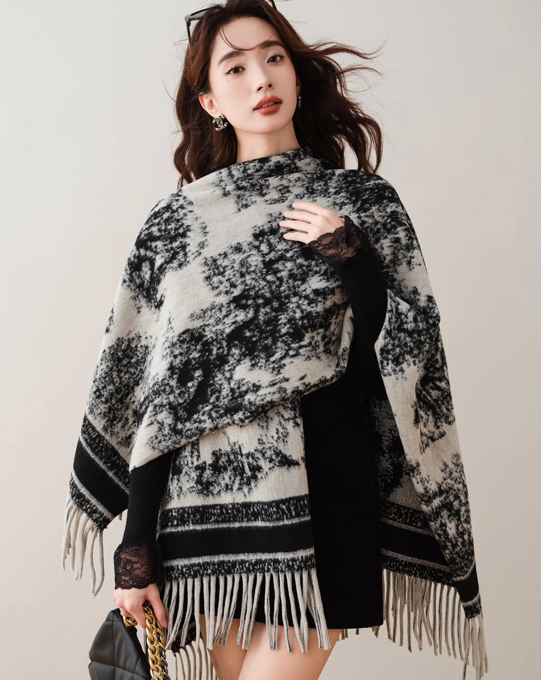 Poncho style stole