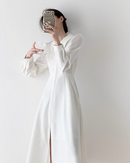 French A line long dress（ロング丈）