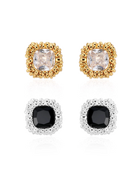 Zircon retro earrings