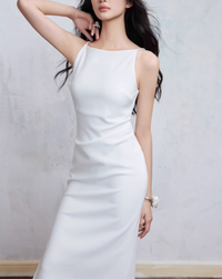 Luxury slit long dress