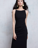 Luxury slit long dress