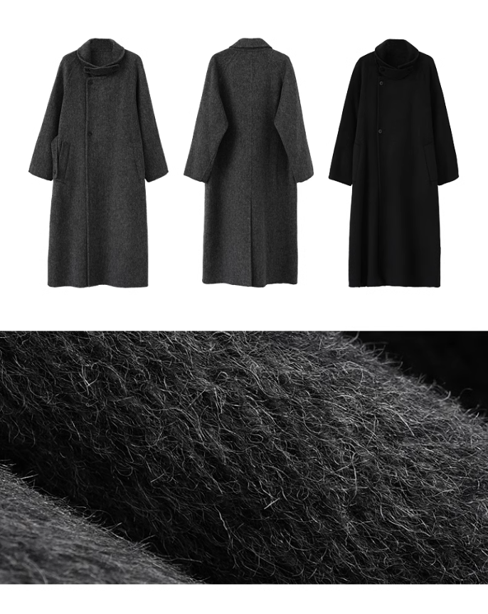 High quality wool long coat