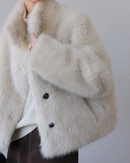 Off white sheep coat