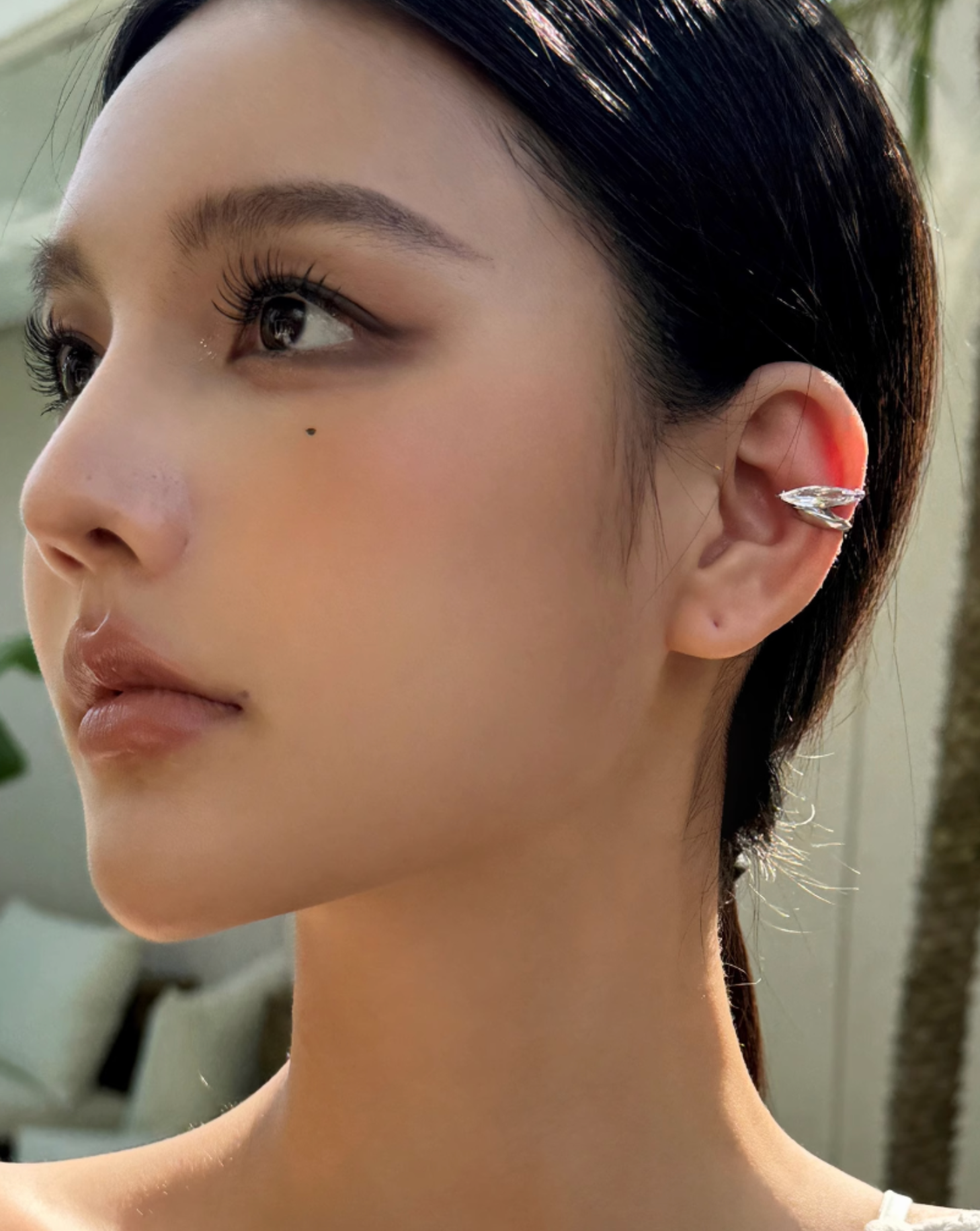 Zirconia ear cuff