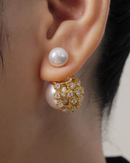 925 silver pearl earrings