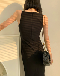 Luxury slit long dress