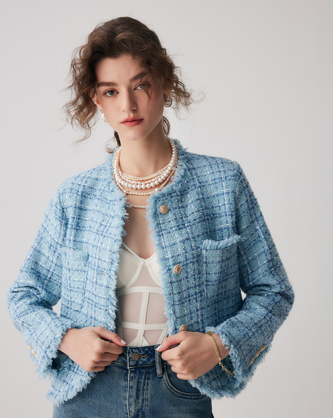 Tweed spring jacket