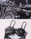 Bandanna pattern swimwear