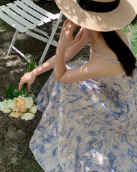 【 RINA着用 】Vintage flower dress