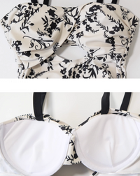 Small flower pattern swimwear