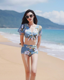 【 RINA着用 】French sense one-piece swimwear